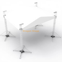 Aluminum Concert Stage Truss Roof 9x9x6m