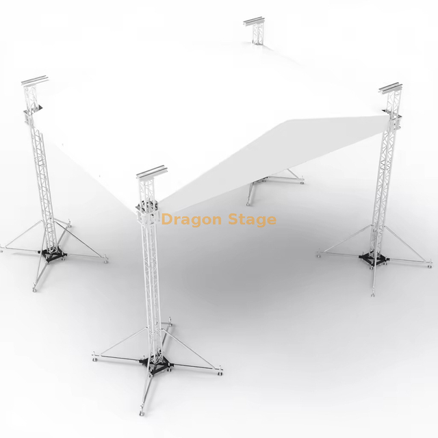 Aluminum Concert Stage Truss Roof 9x9x6m