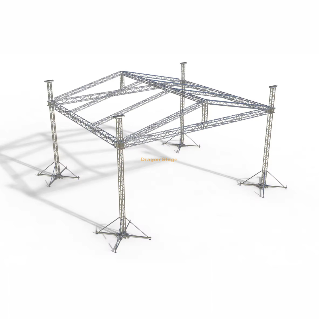 Custom 400mm Spigot Truss for Roofing Stage for Concert And Stage Equipment 12x10x9m