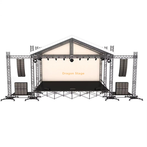 Custom Aluminum Portable Concert Sound Truss Stage 20x10x7m