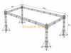 14x6x6m Portable LED Screen Truss System with Manual Chain Hoists