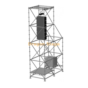 2x4x8m Ringlock Line Array Hanging Tower System with Auxiliary Ballast Tower