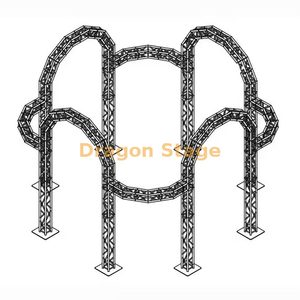 Multi-Arch Curved Truss Display System (Aluminum Circular Goalpost Truss Structure)