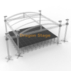 Concert Stage Curve Roof Truss 10x8x7m