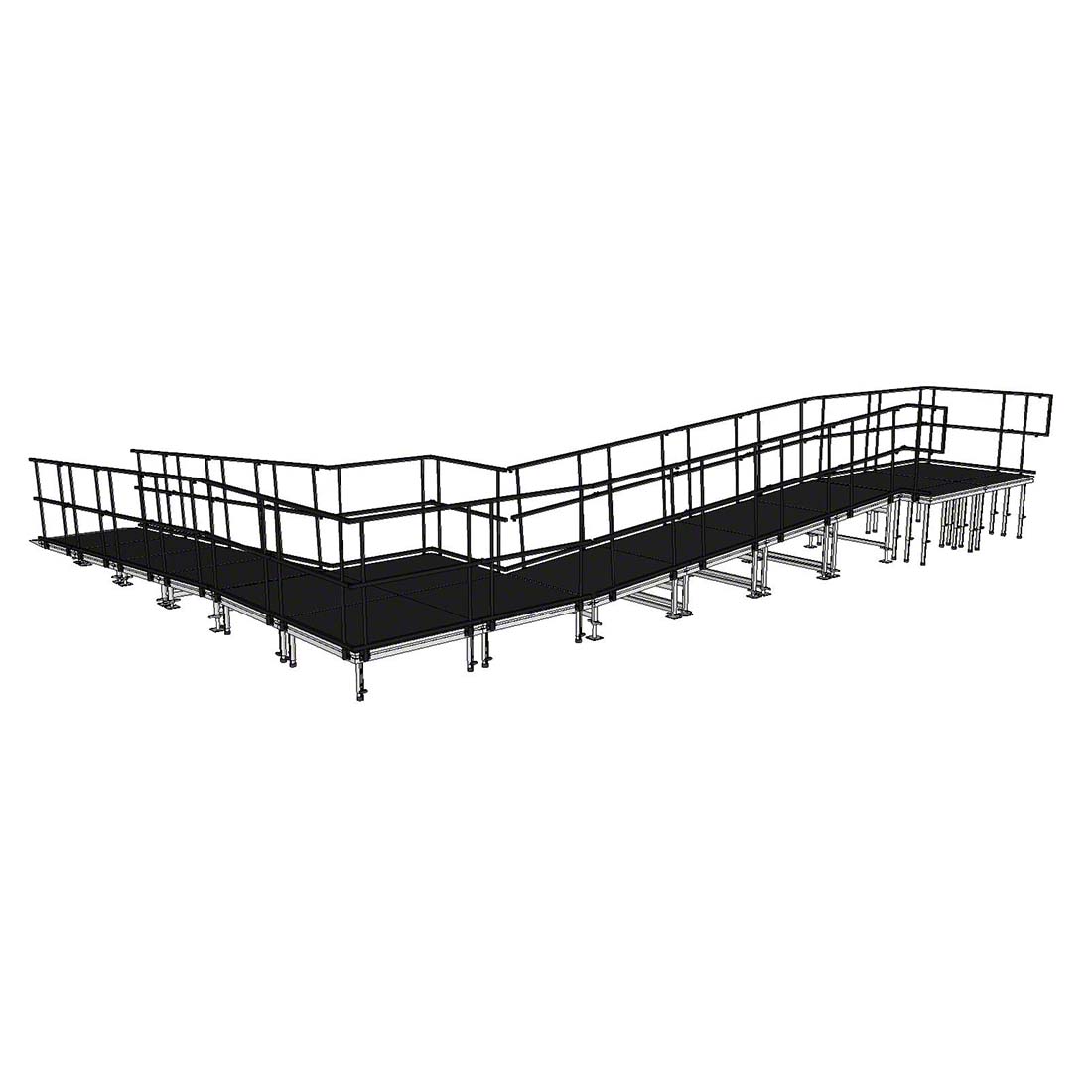 9.82x8.26m 90-Degree Aluminum Event Stage Ramp for Wheelchair Access and Concert Equipment Loading.jpg