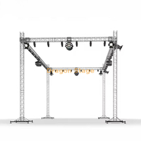 Aluminium Truss Stage with Flat Roof 24x12x9m