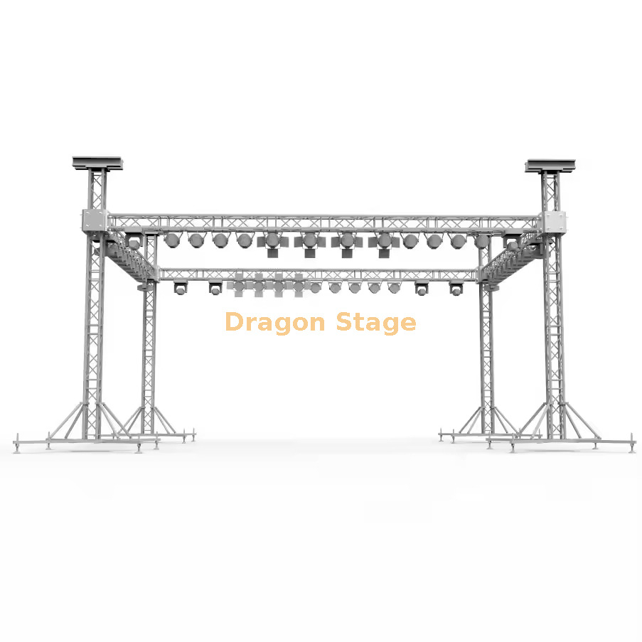 Aluminum None Truss Rooftop Event for Sale 12x12x7m