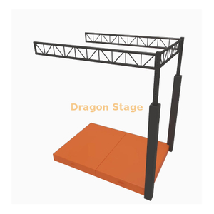 CFC户外闯关忍者勇士体能赛双层钢管笼架式基础赛道架正接尾架（根据赛道长度下单）