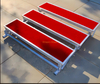 Aluminum Stadium Sports Bleachers Portable Mobile Foldable Grandstand without back guardrail