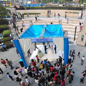 Aluminum Outdoor Decoration Wedding Stage Truss