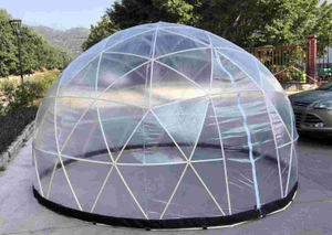 Soundproof clear roof transparent party geodesic dome tent