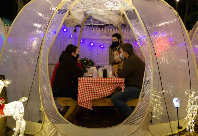 Waterproof Glamping Geodesic Dome Tent for Resort