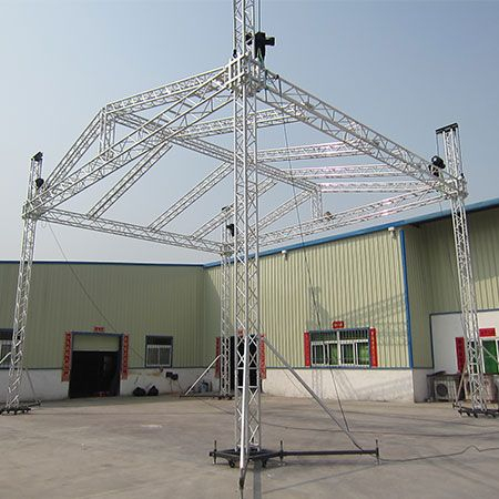 Aluminum Outdoor Stage Truss System with Canopy 7x6x6m