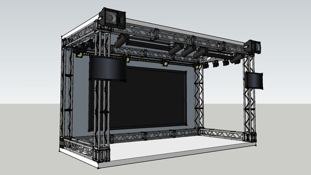Outdoor Stage Roof Truss Dome Roof Truss System for Concert Event