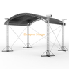 Outdoor Aluminum Stage Truss Display Aluminum Lighting Curved Roof Truss for Karnaval Festival 6x5x5m