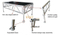 Portable Custom Square Aluminum Portable Stage with Wooden Deck 6sqm 0.4-0.8m