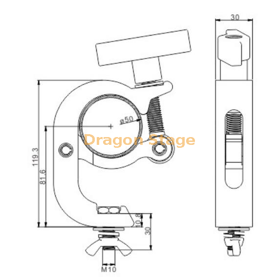 5008 lighting clamp