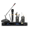 Professional Stage Wedding Performance Conference KTV Home Microphone Karaoke One Drag Two Wireless Microphone True Diversity