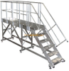 OEM Industrial Aluminum Profile Small Assembled Stepping Platform Ladders for Repairing