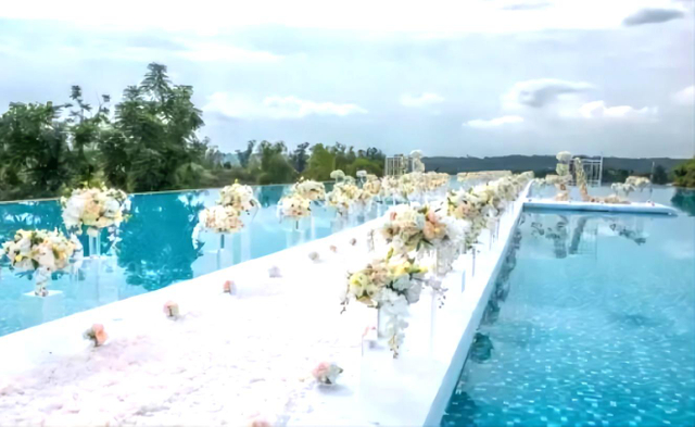 Acrylic Wedding Stage /Acrylic Platform Stage / Swimming Pool Glass Stage, Swimming Pool Acrylic Transparent Stage