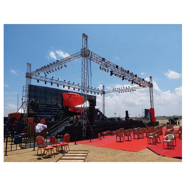 Square Runway Outdoor Lighting Truss for Sale 11x5x5m