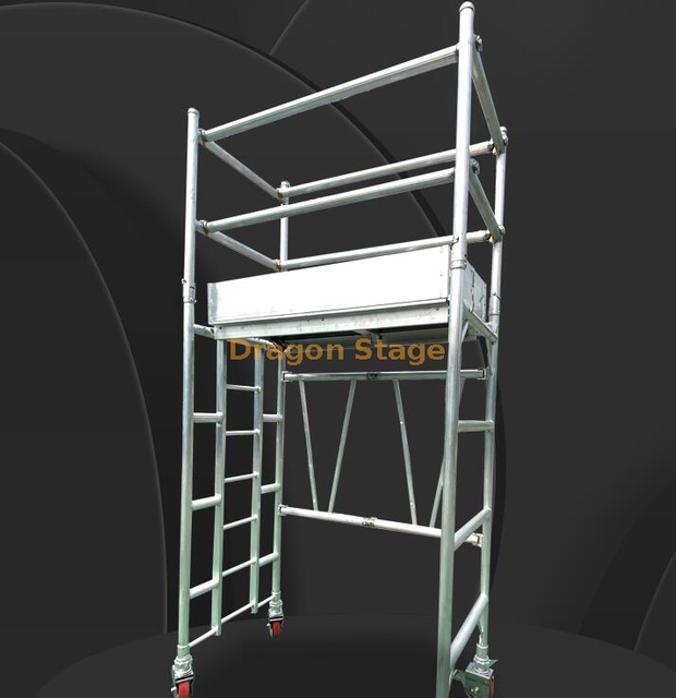 China factory price mini scaffolding aluminium mobile scaffold folding