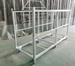 Custom Aluminum Portable Stage Topping Deck Platoform Trolley / All-staging Trolley for Transportation Storage