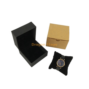 Wooden Box factory customized Wholesale Logo Custom Cheap Black Pu Leather Watch Box