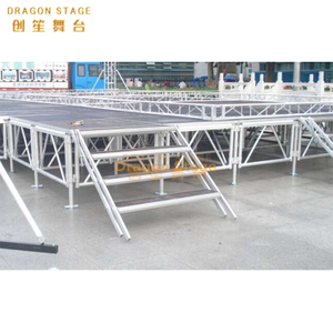 Aluminum Event Stage Flooring 20x11m with 2 Stairs
