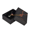 Wooden Box factory customized Custom Cheap Black Necklace Ring Packaging Paper Box