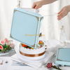 Wholesale Blue Cardboard Cake Boxes Window Paper Box Custom Tall Clear Cake Box