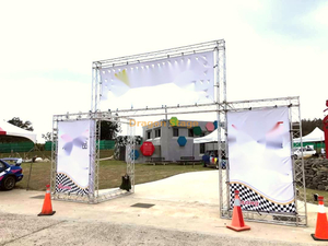 Outdoor Booth Stand Event Truss for Finishing Line Poster