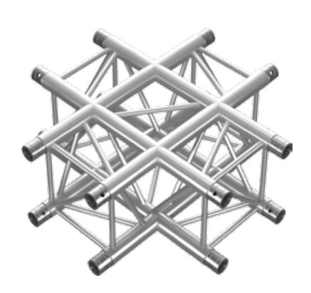 PT34-C41 box tubes 50×2 event stage box truss