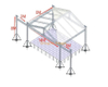 Outdoor Concert Aluminum Truss Stage System Roof Trusses Structure for Event 14x8x8m