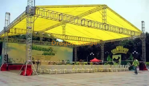 Custom Portable Aluminum Triangle Shape Roof Trusses for Concert Event 24x20x8m