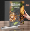 Transparent Acrylic Disaply Holder for Menu Adverting Sign Holder on Table 