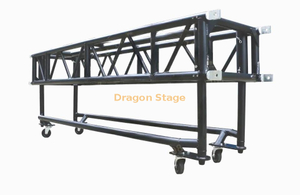 Black Touring Truss Aluminum Pre Rig Truss Lighting Rigging Truss