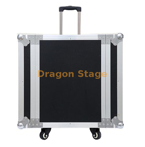 Multifunctional Double Door Transport Aluminum Party Flight Case with Wheels