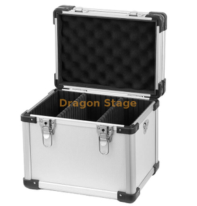 Customized Portable Storage Case Hard Party Carry Aluminum Case With Compartments