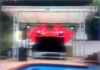 Easy Quick Flat Roof Truss And Stage System 5x5x4m