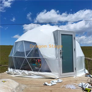 Outdoor Hotel Resort PVC Leisure Round Glamping Dome House Tent For Party