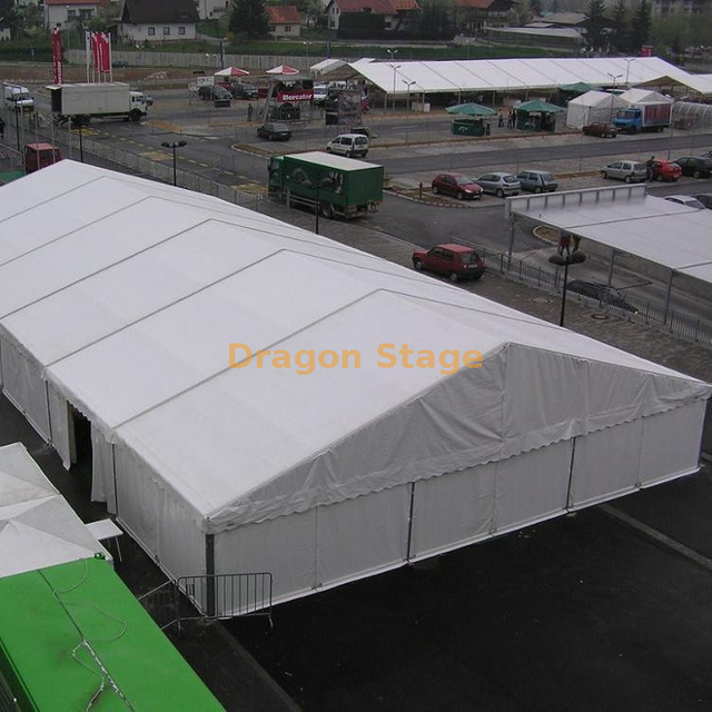 Big Industrial White Canopy Event Tent for Warehouse