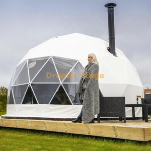 UV Resistant White PVC Event Hotel Dome Tent Luxury House For Resort