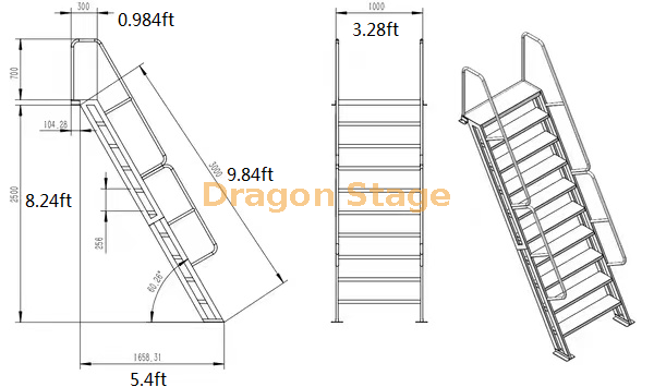 Custom Aluminum Multi Purpose Ladder