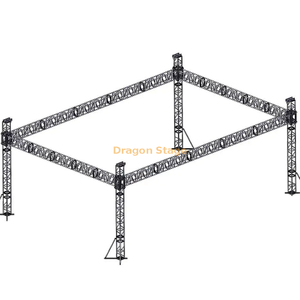 Stage Lighting Audioaluminum Alloy 400*400mm Performance Screw Truss 9x6x9m