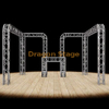 Global Truss 16'x15'x10' Trade Show Booth / Exhibit System - Modular F34 Box Truss with Round Corners and Built in Kiosk