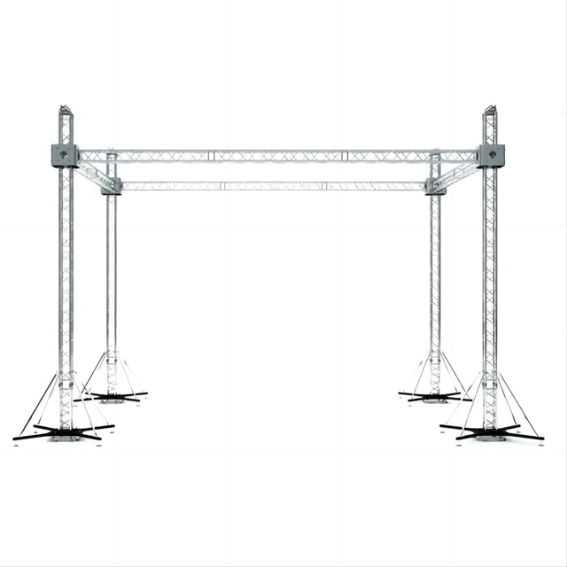 Truss Tower Stage Roofing System with 9.84ft Square Segments & Chain Stage Hoists Display Truss Package
