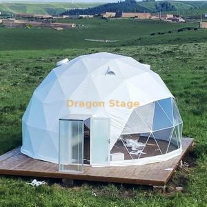 Steel Frame Family Vacation Party Dome Tent House With Bathroom