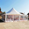 33x33ft Canopy 10x10m Wedding Party Pagoda Tent with Clear Windows