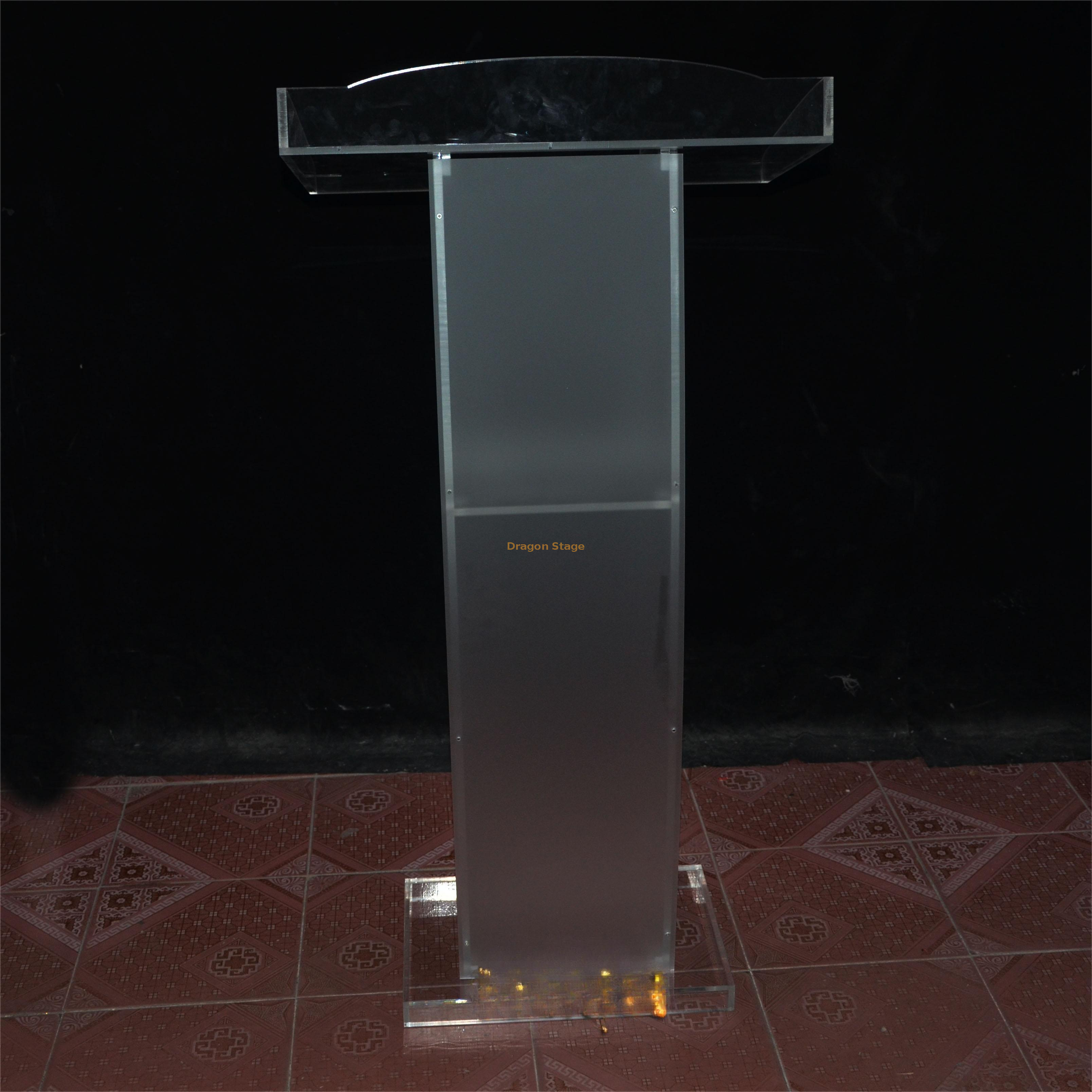 Acrylic Crystal Speech Podium, Guest Podium, Welcome Podium, Reception Podium, Conference Chair Podium (2)